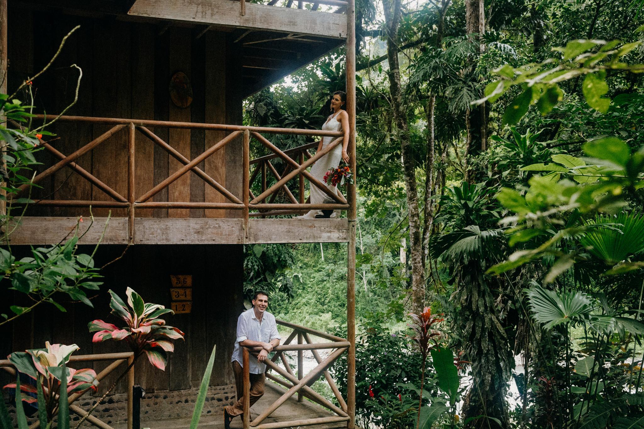 An unforgettable wedding at Rios Lodge, Limon Costa Rica